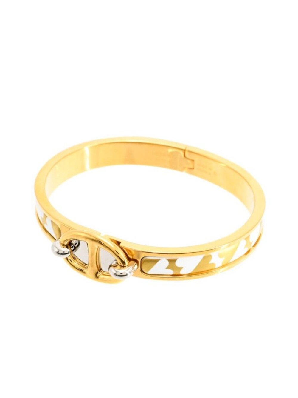 Hermes Bangle Mini Click Chaine D'ancre Bracelet